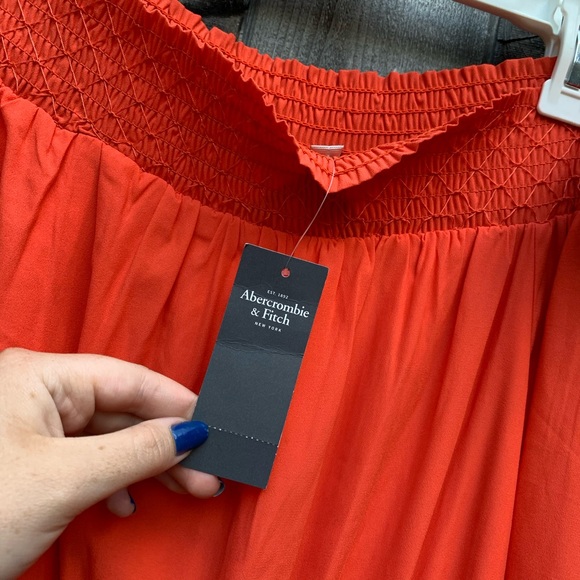 Abercrombie & Fitch Off the Shoulder Dress L - Picture 8 of 13
